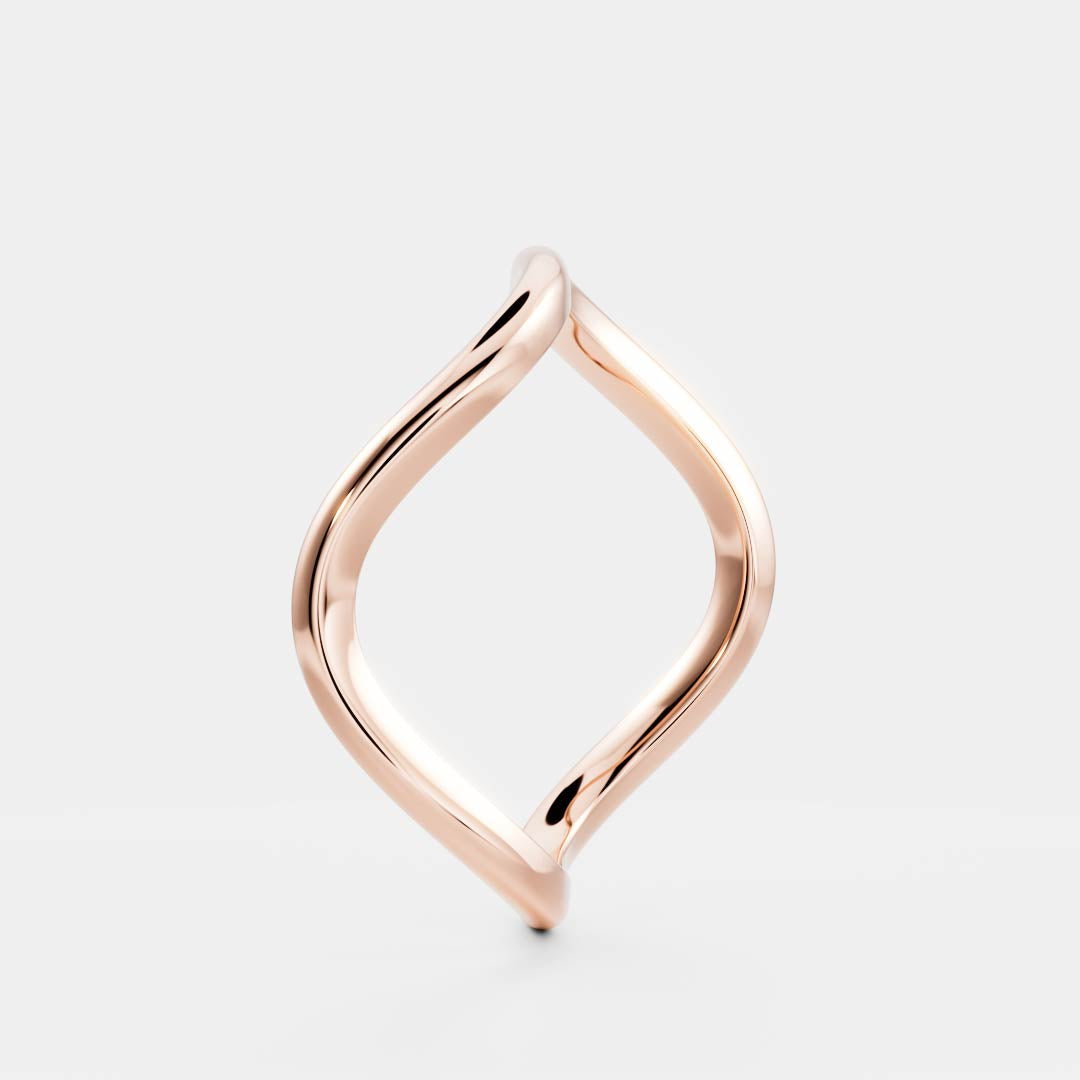 The Fae Ring - Organic Curved Ceremonial Ring