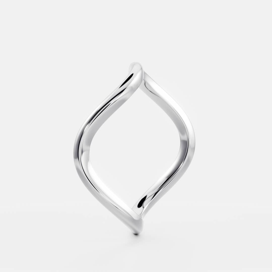 The Fae Ring - Organic Curved Ceremonial Ring