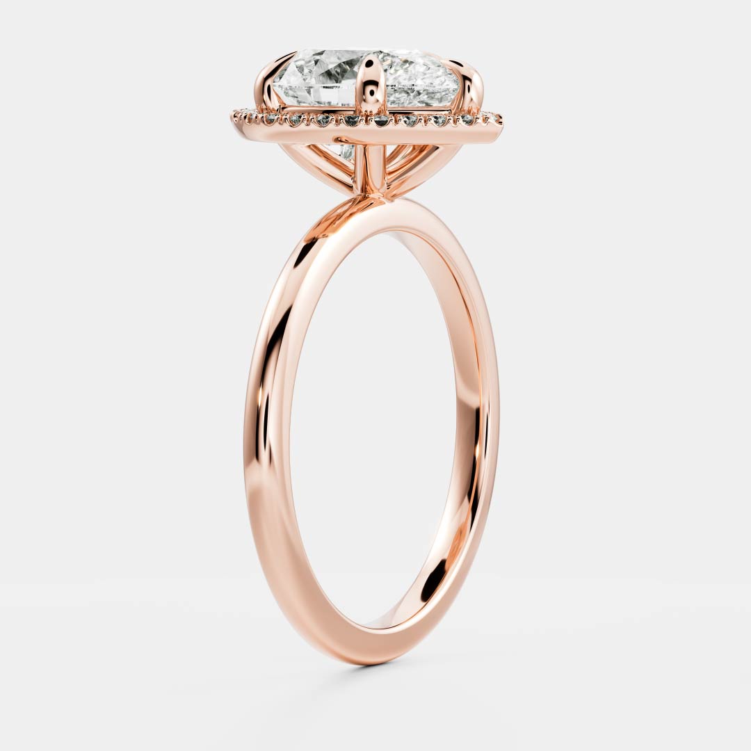The Sophia Ring - Pear Halo