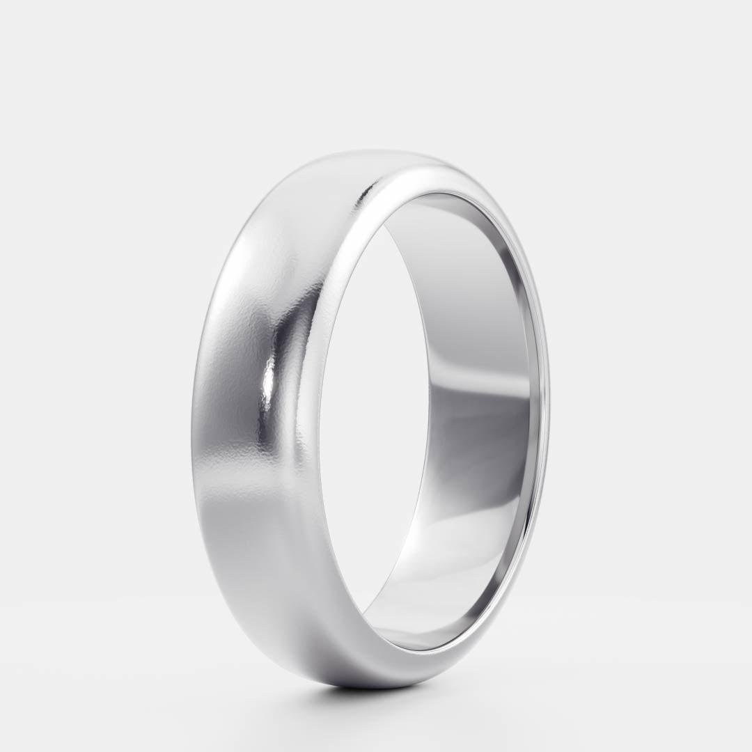 The Nikolas Ring - Brushed Classic Comfort Fit Men's Ceremonial Band