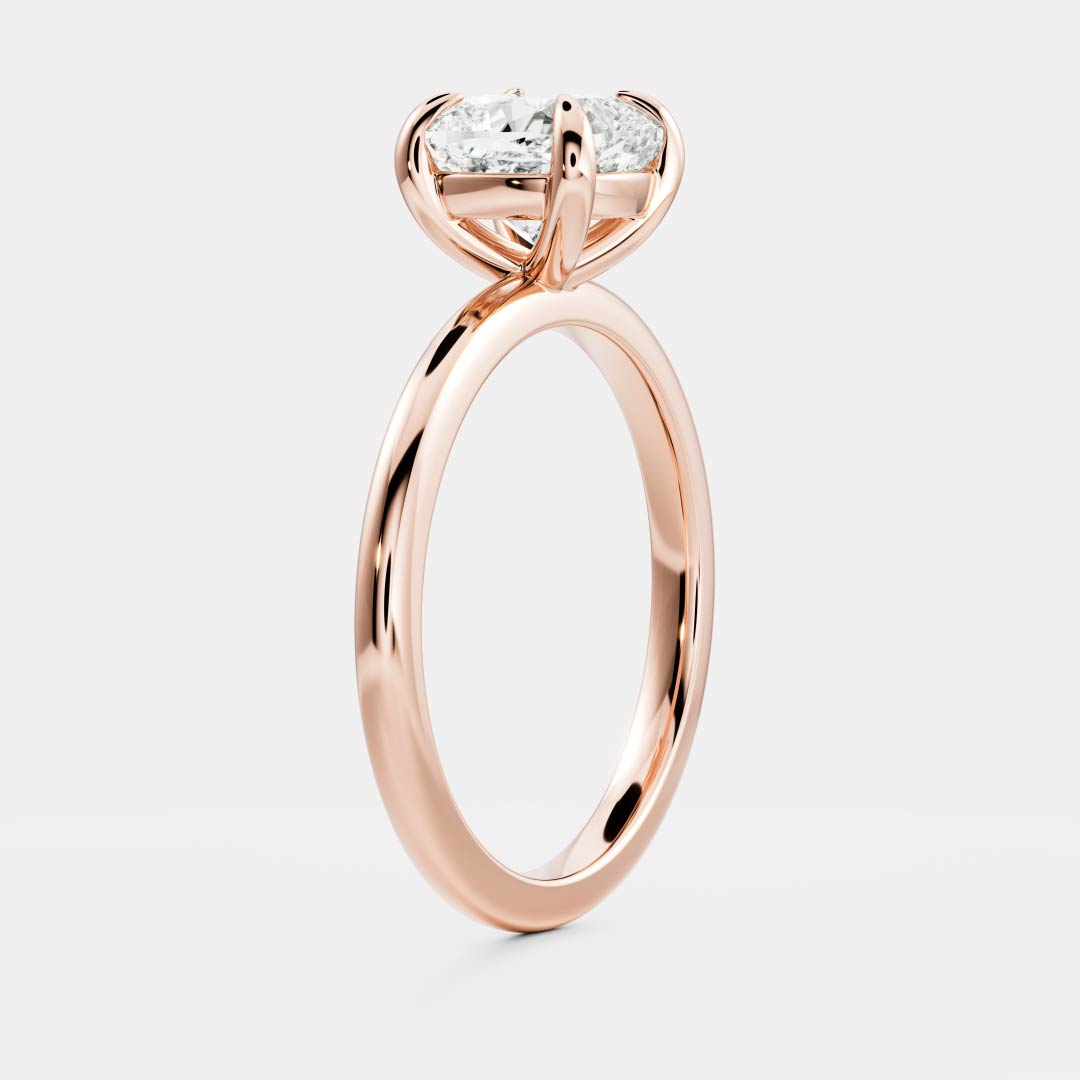 The Paloma Ring - Cushion Solitaire