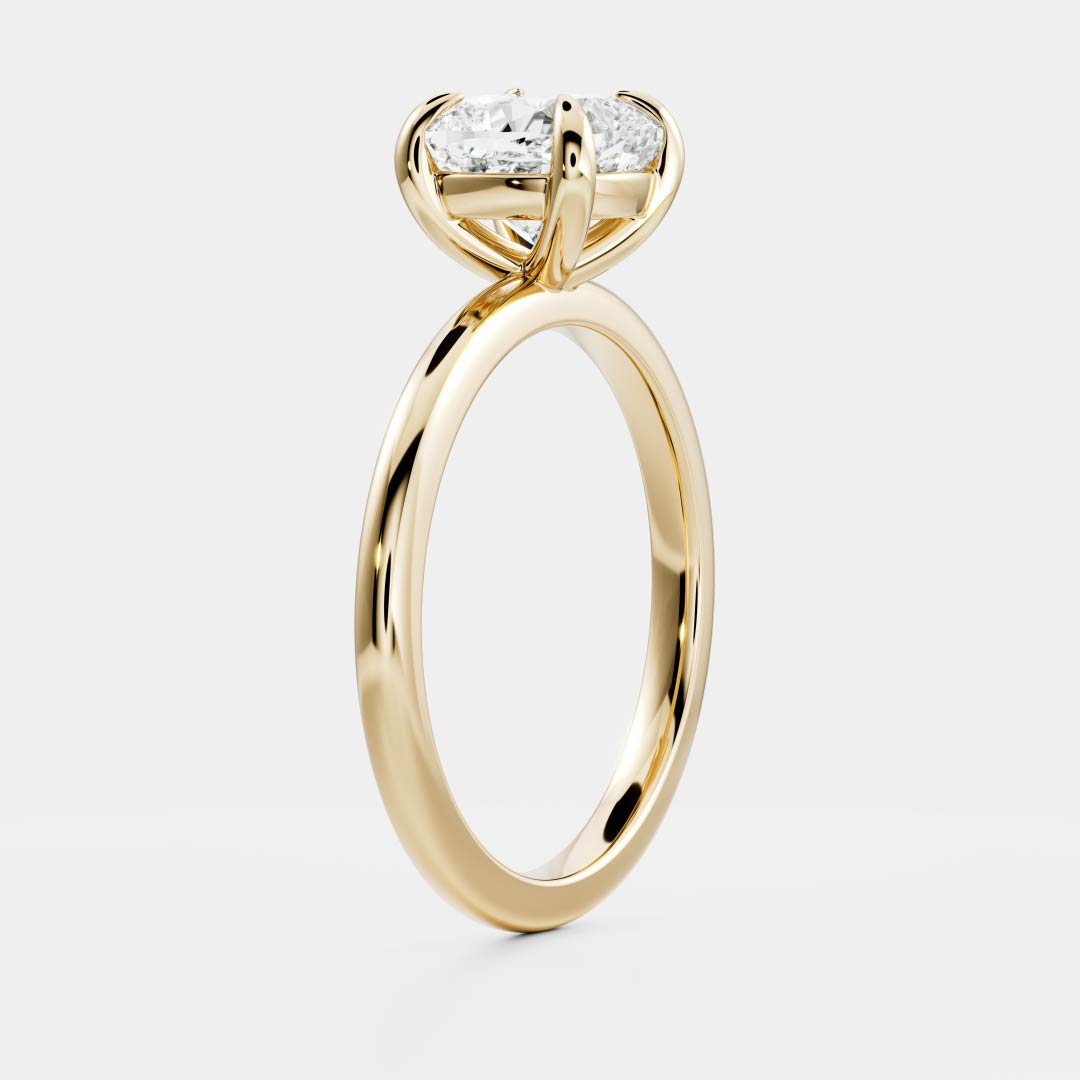 The Paloma Ring - Cushion Solitaire