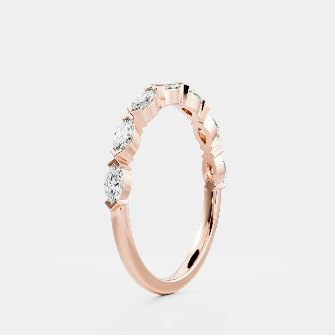 The Freya Ring - Marquise Band