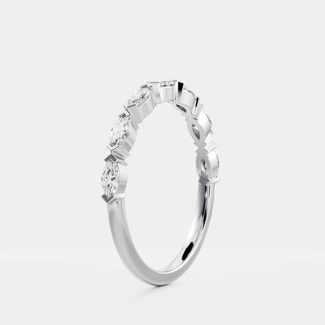 The Freya Ring - Marquise Band