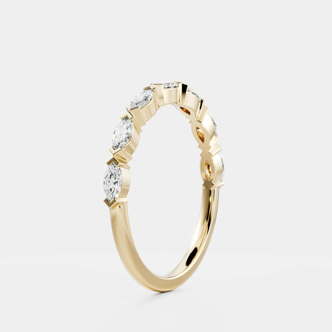 The Freya Ring - Marquise Band