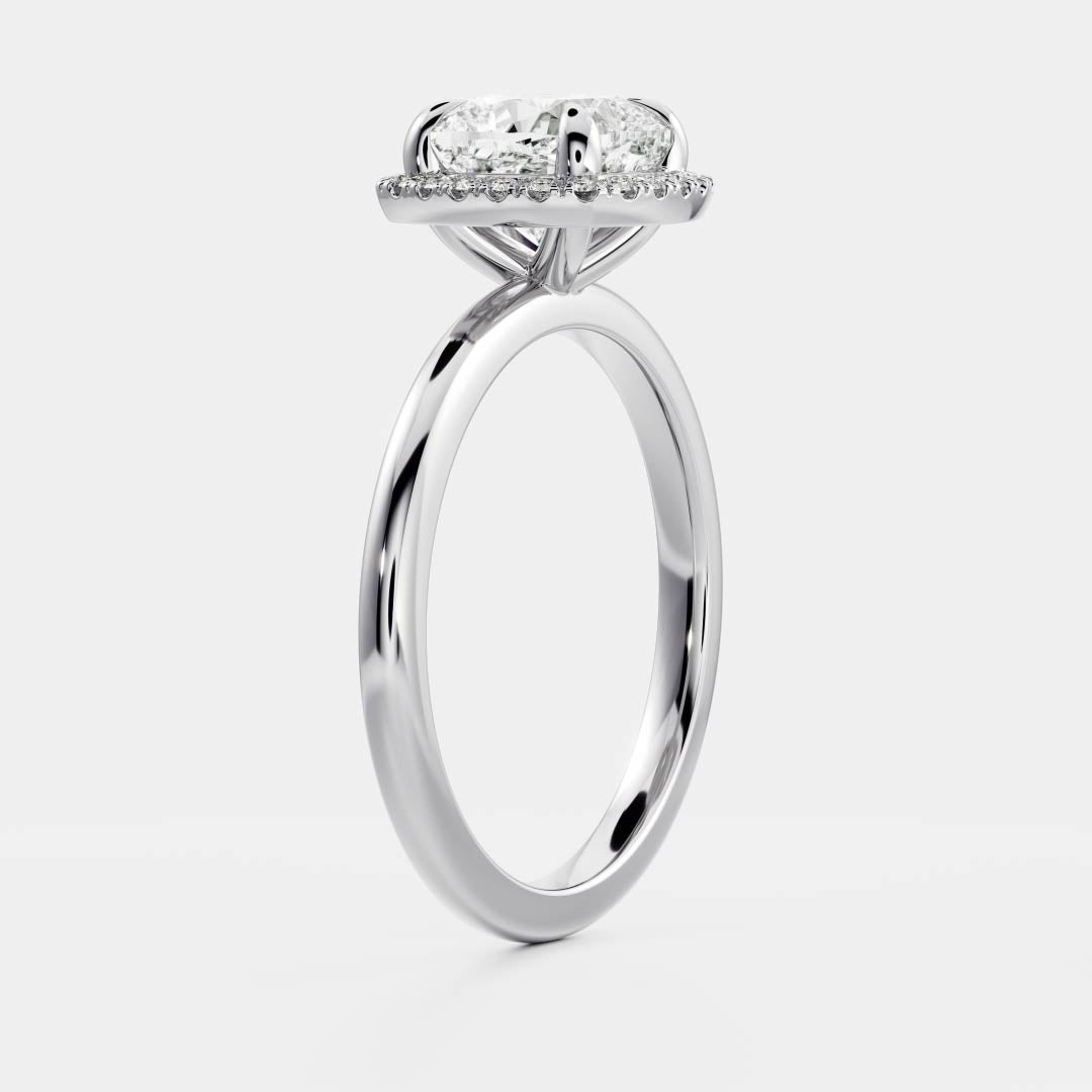 The Paloma Ring - Cushion Halo