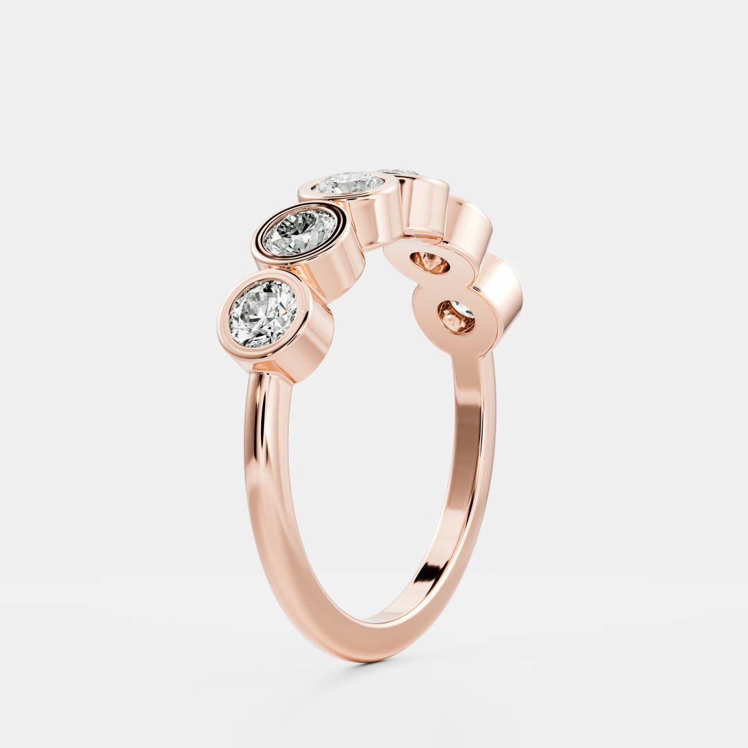 The Harper Ring - Round Bezel Ceremonial Ring
