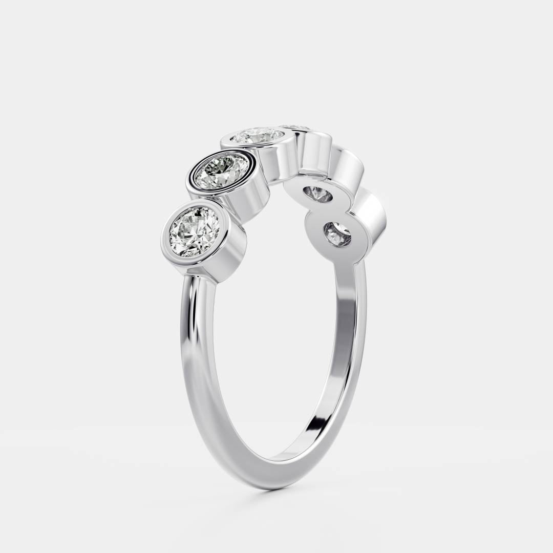 The Harper Ring - Round Bezel Ceremonial Ring