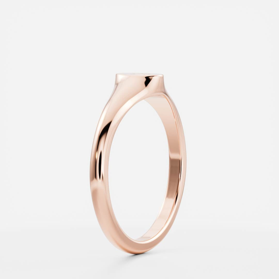 Signature Petite Oval Signet Ring