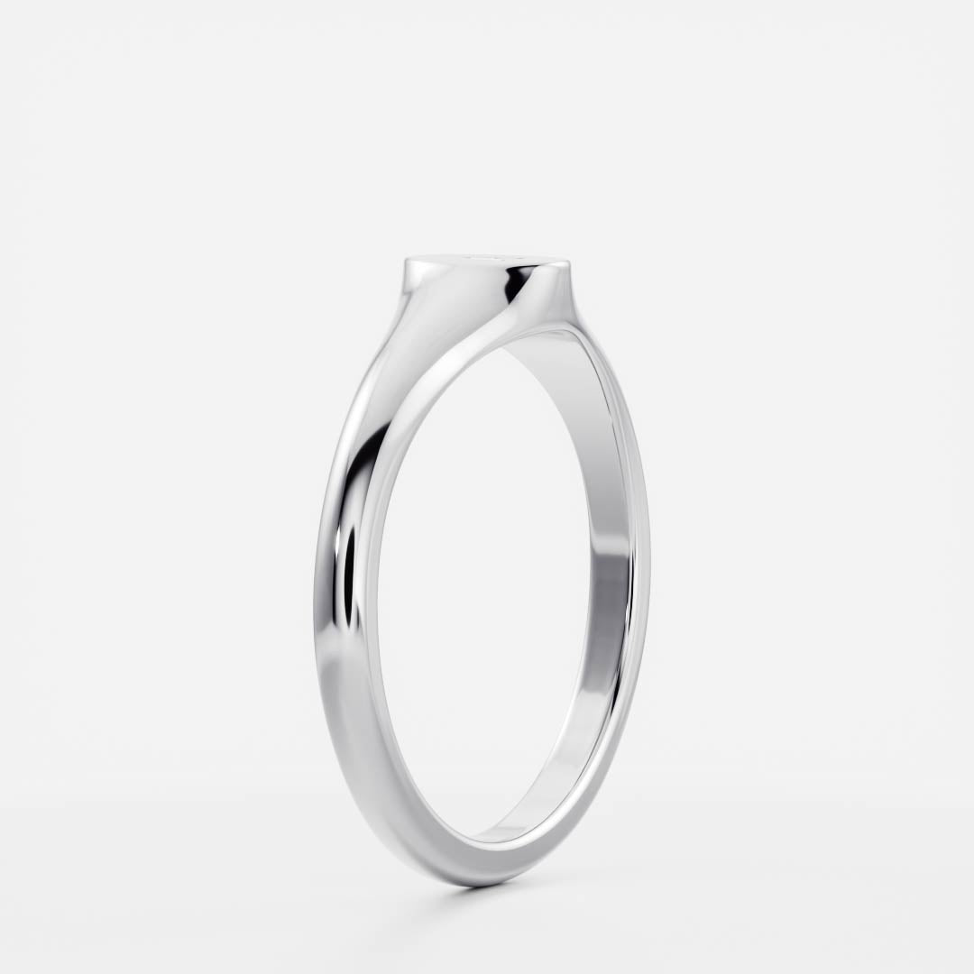 Signature Petite Oval Signet Ring