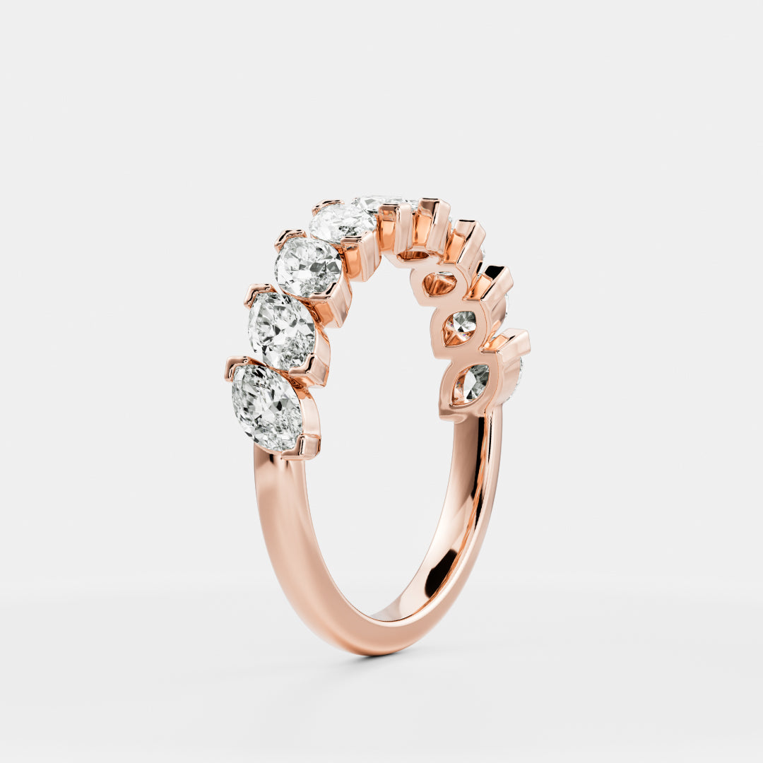 The Saphira Ring - Slanted Marquise Ceremonial Ring