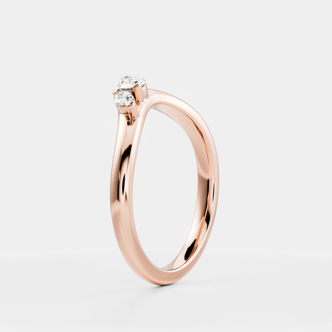 The Eve Ring - Curved Oval Ceremonial Ring