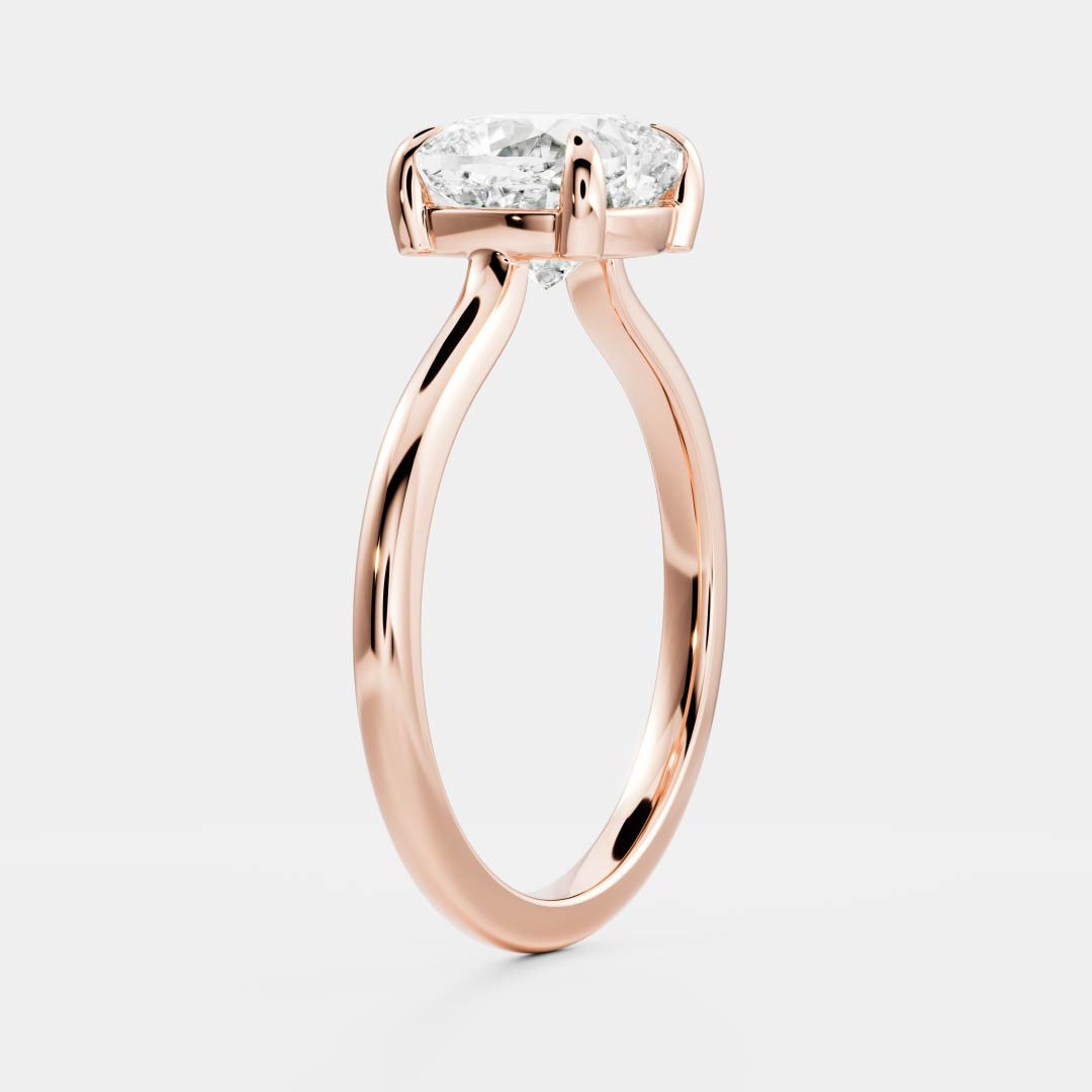 The Paloma Ring - Cushion Solitaire
