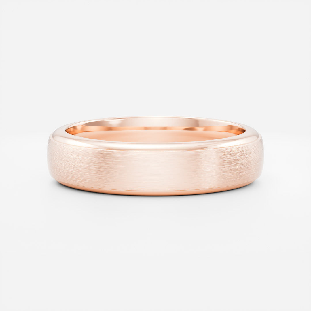 The Argo Ring - Brushed Step Edge Men's Ceremonial Band