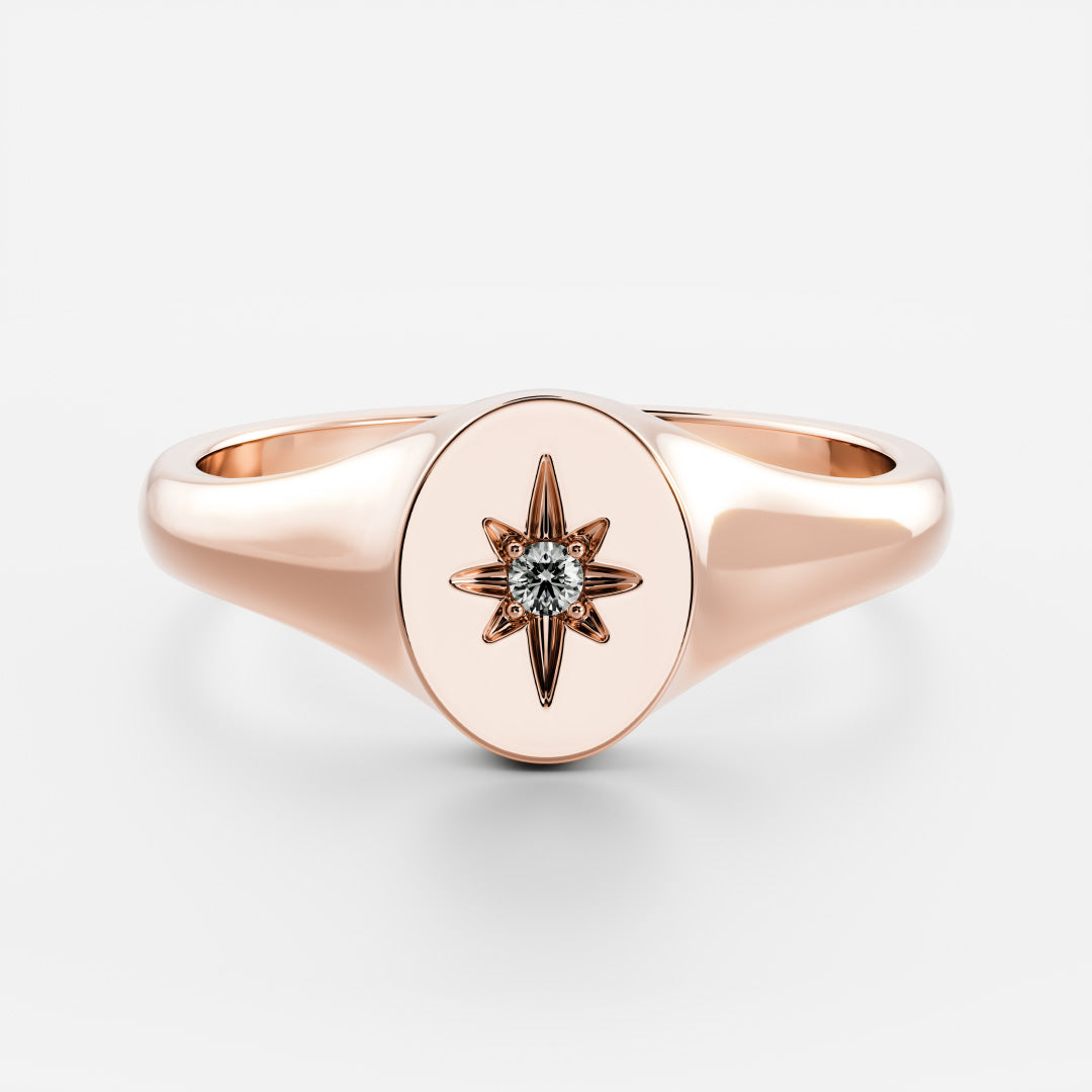 Signature Oval Signet Ring