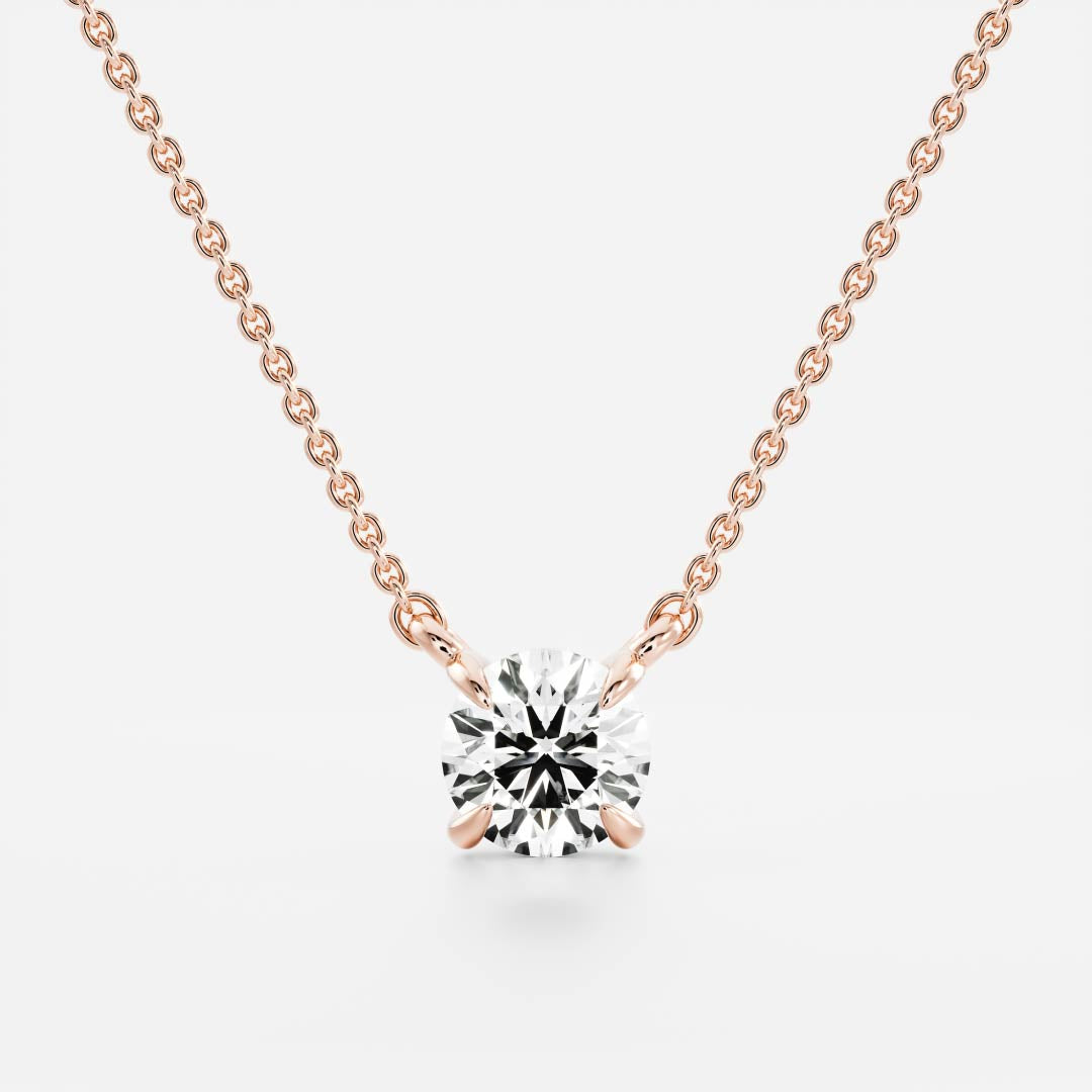 The Iris Necklace - Round Pendant