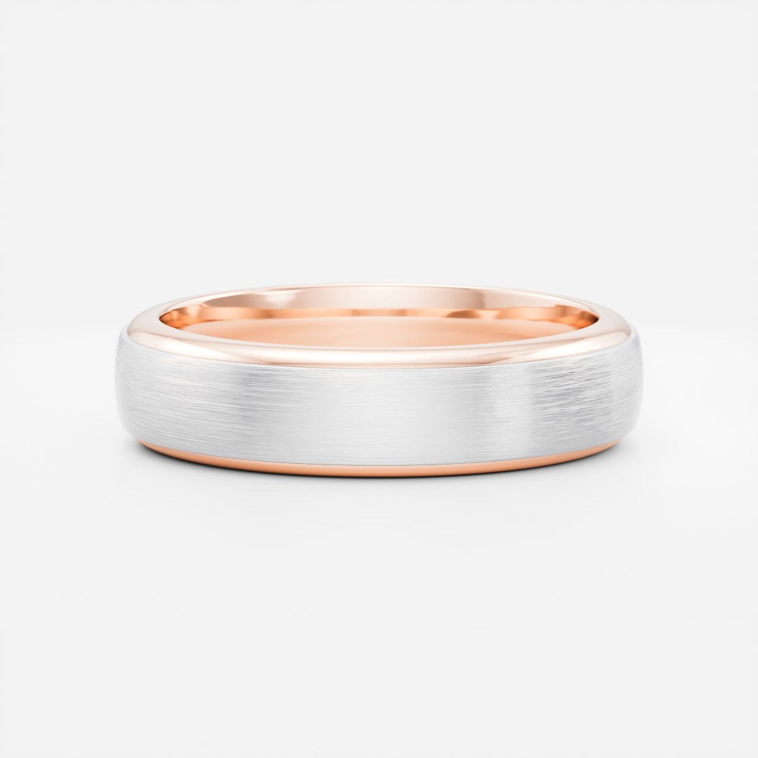 The Argo Ring - Brushed Step Edge Men's Ceremonial Band