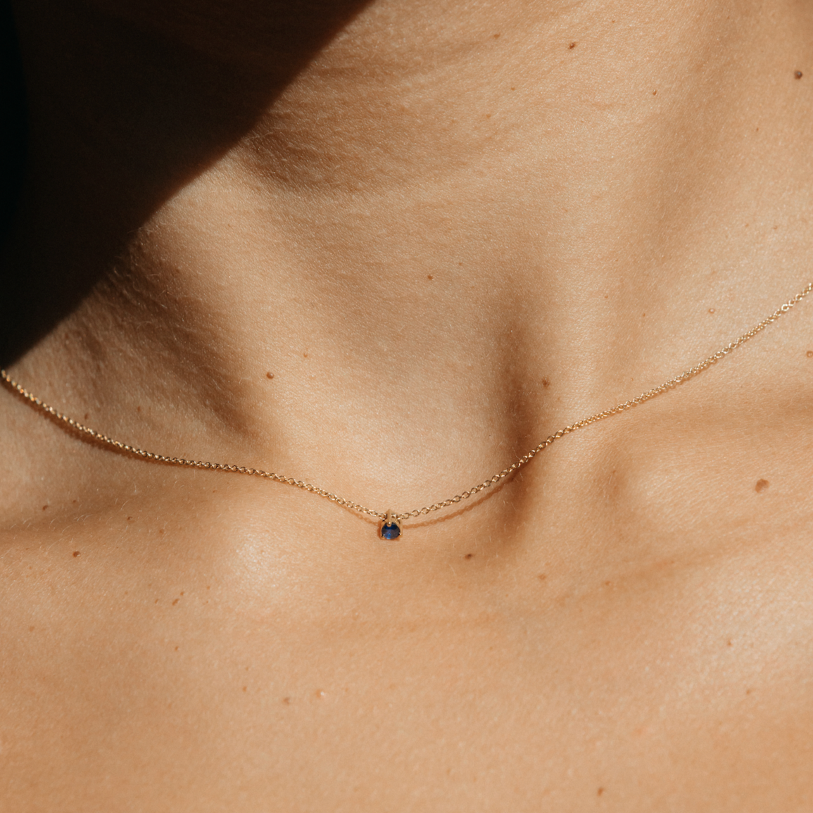 The Signature Round Cultured Sapphire Necklace
