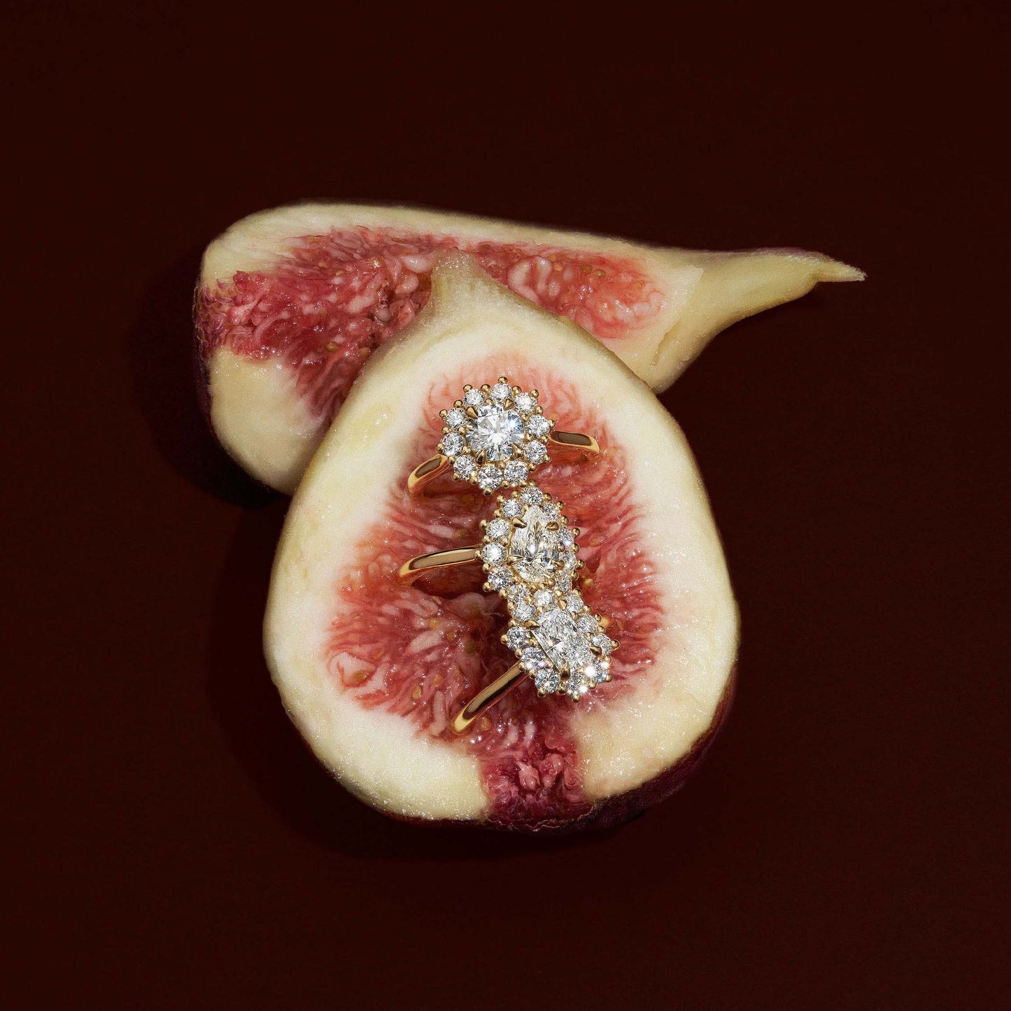 The Eloise Ring - Radiant Antique Halo