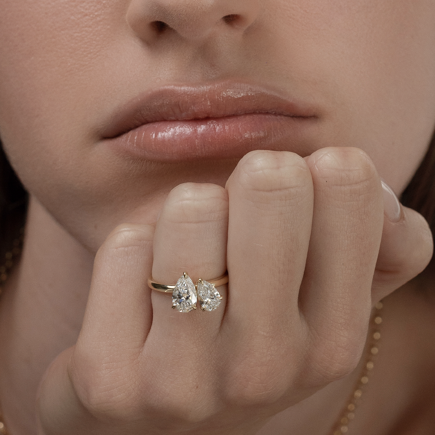The Sophia Ring - Pear Toi et Moi