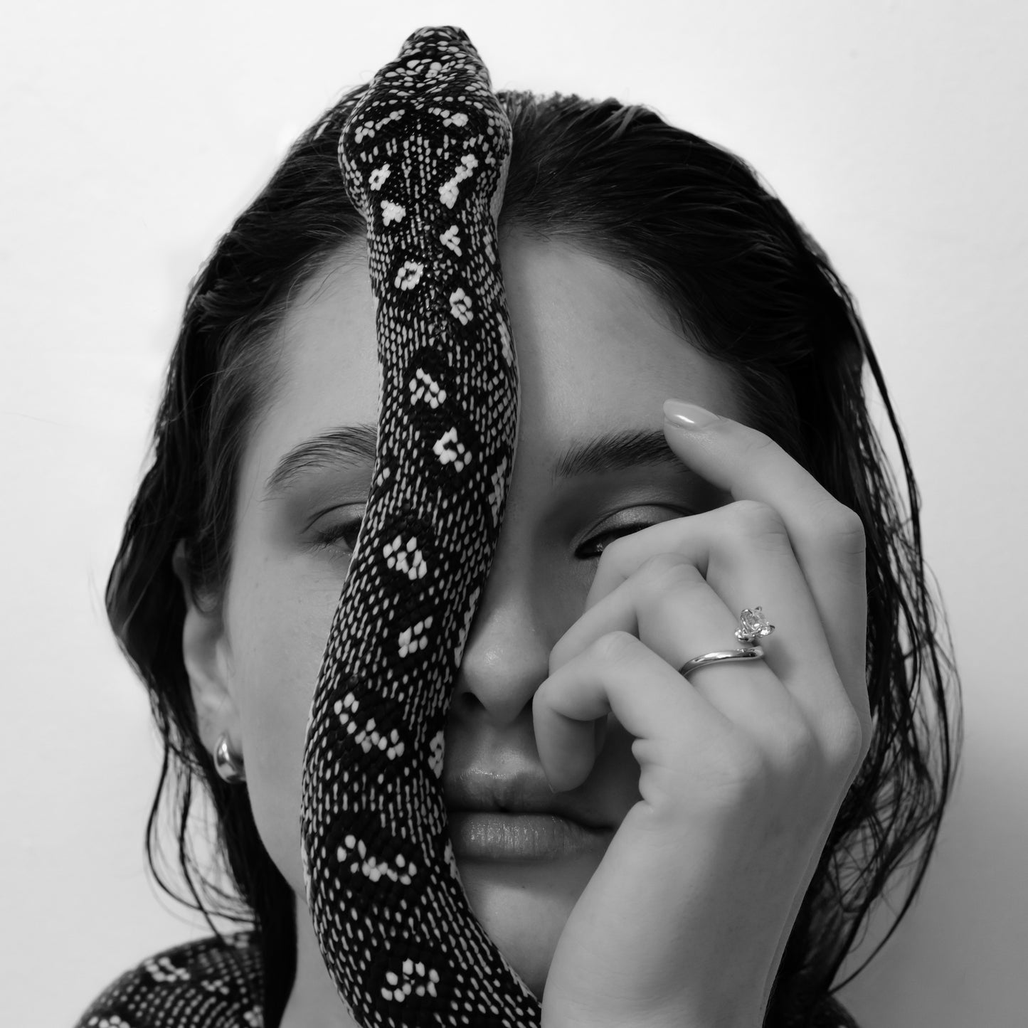 The Adella Ring - Round Brilliant Solitaire with Wrapped Band