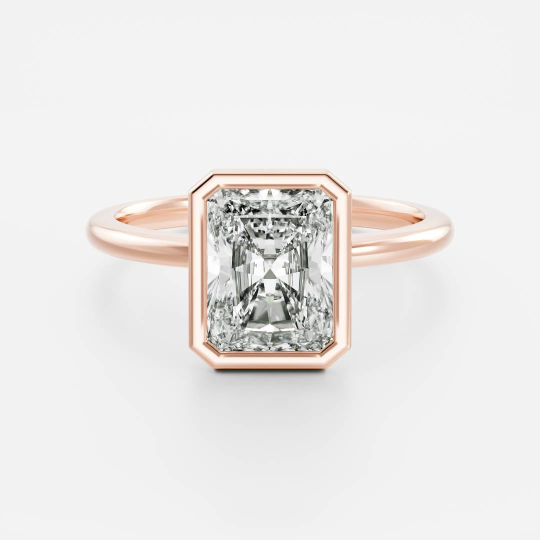 The Vienna Ring - Radiant Bezel Solitaire