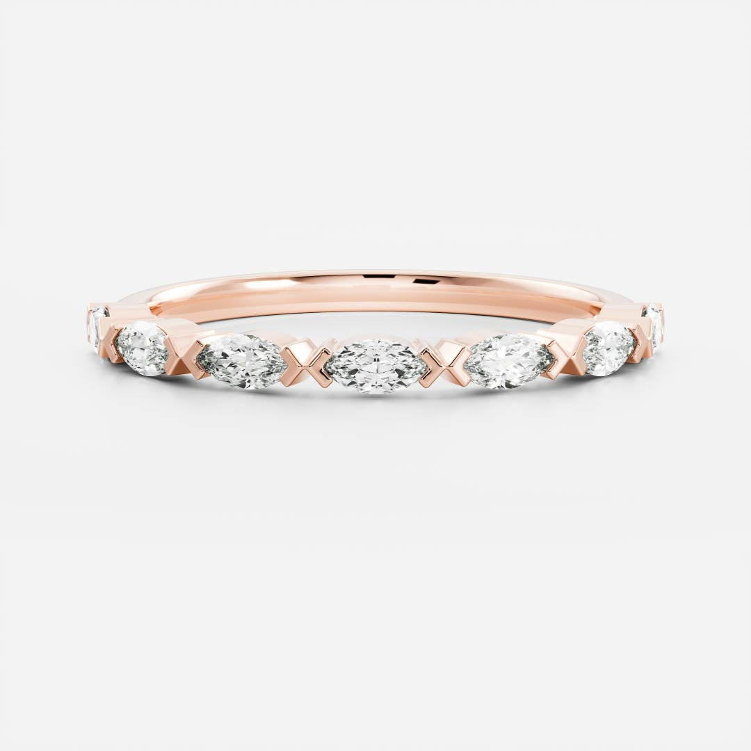 The Freya Ring - Marquise Band