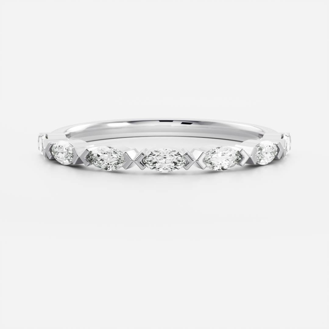 The Freya Ring - Marquise Band