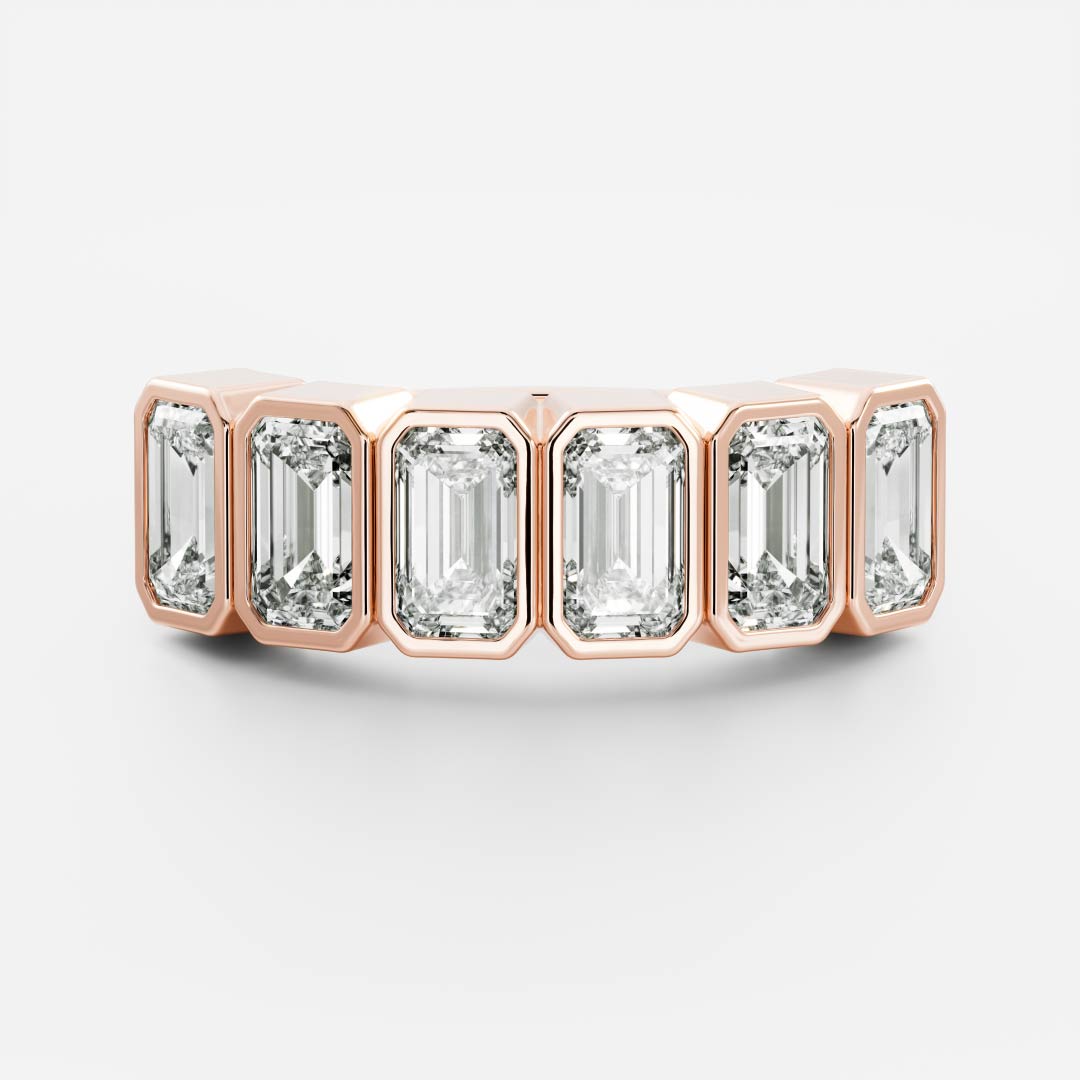 The Harper Ring - Emerald Bezel Ceremonial Ring
