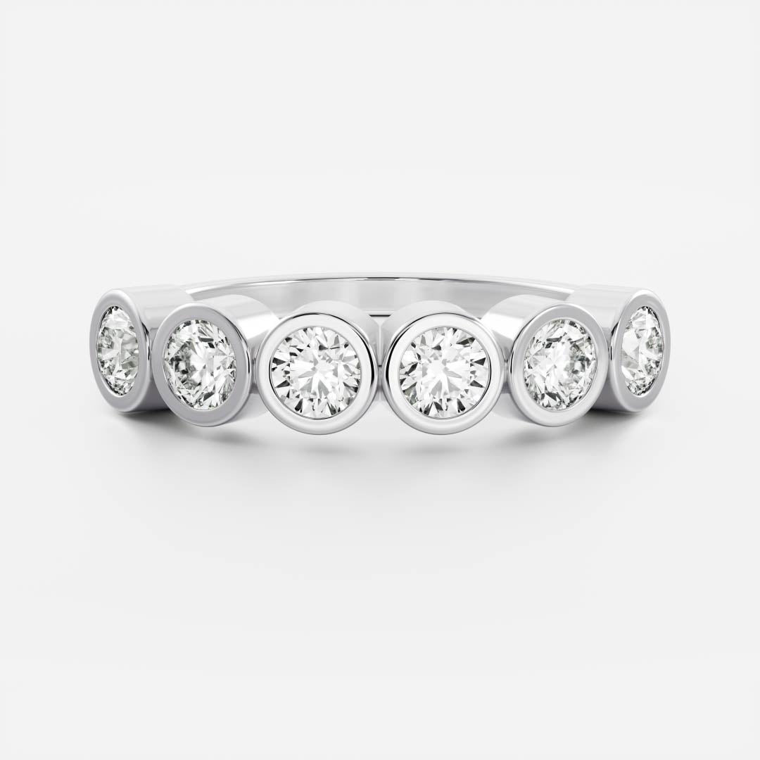 The Harper Ring - Round Bezel Ceremonial Ring