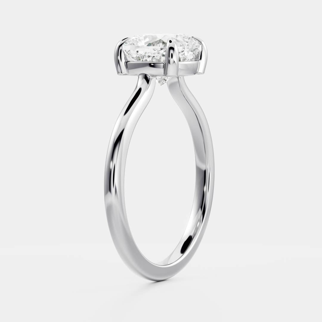 The Paloma Ring - Cushion Solitaire