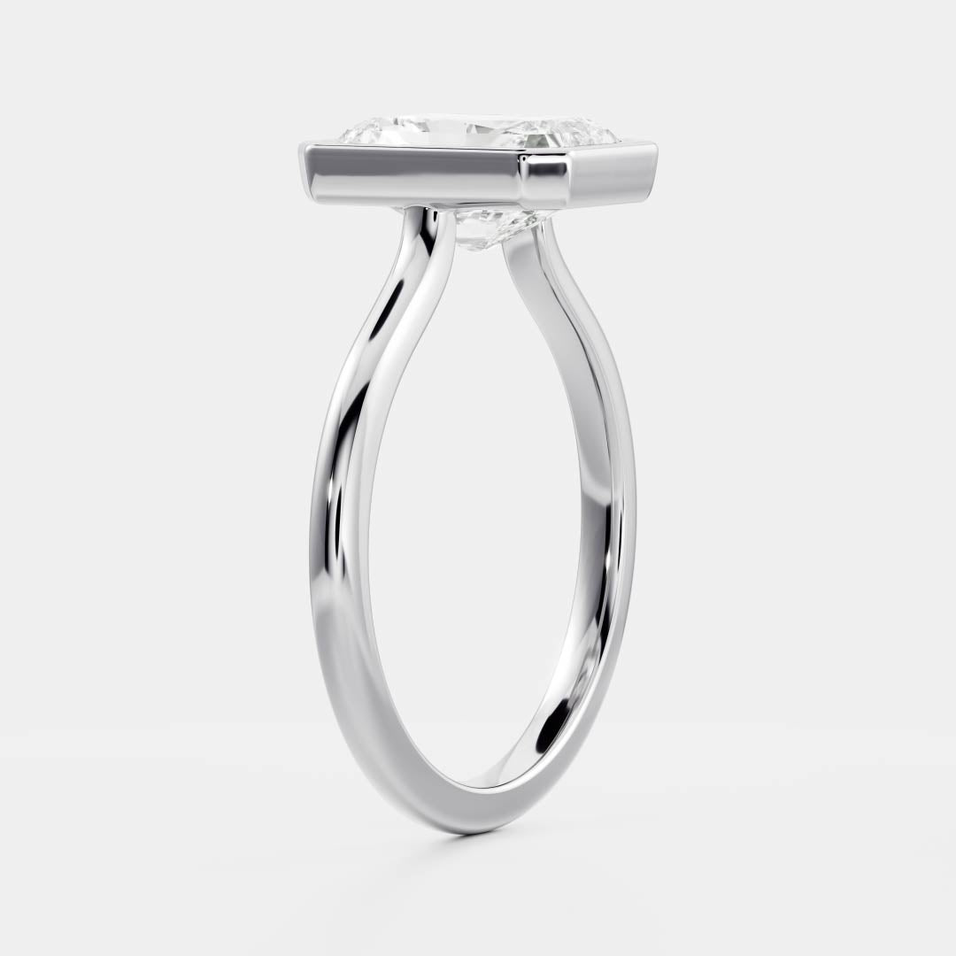 The Vienna Ring - Radiant Bezel Solitaire