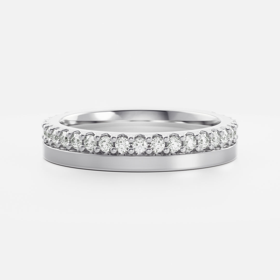 The Nara Ring - Pavé Edge Statement Ceremonial Ring