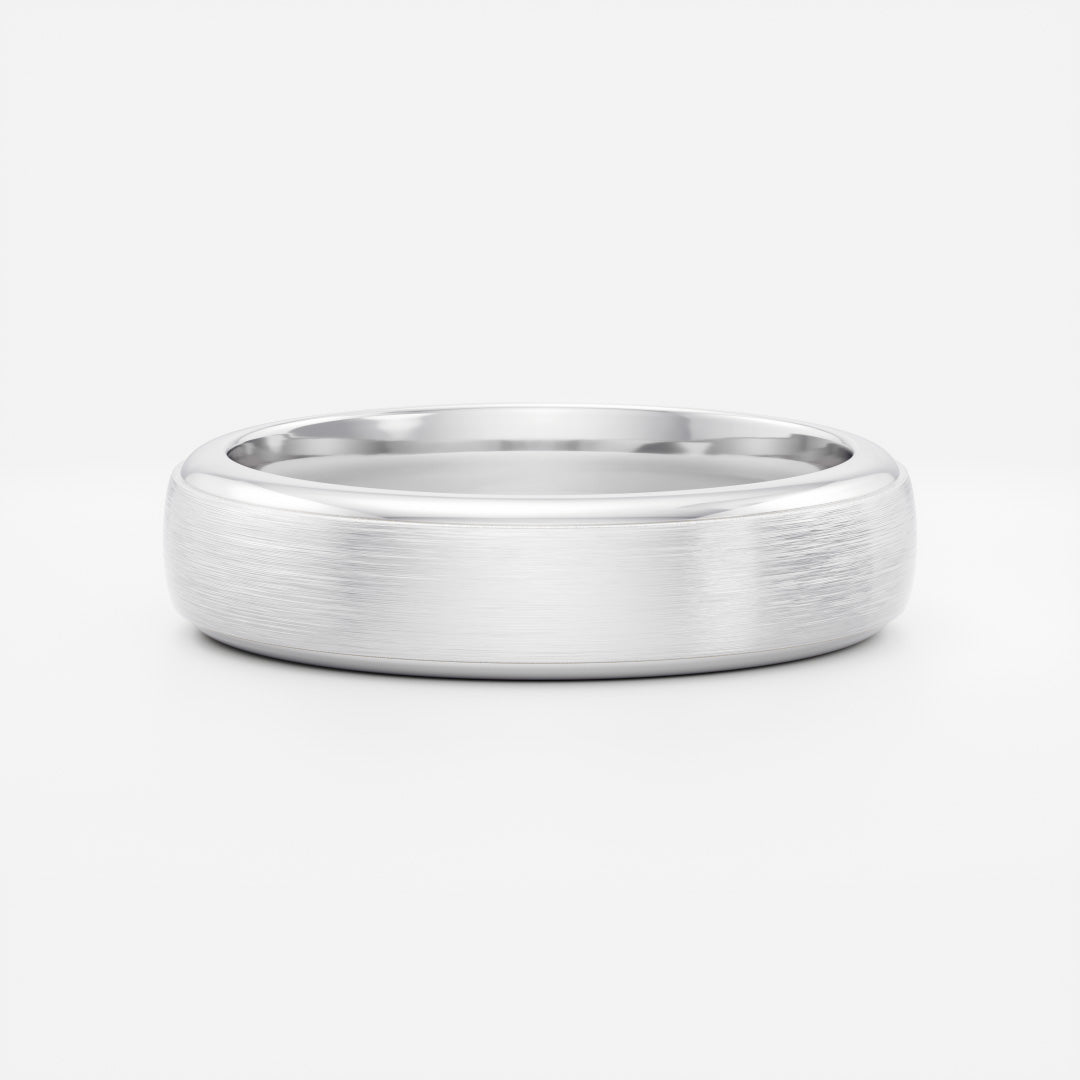 The Argo Ring - Brushed Step Edge Men's Ceremonial Band