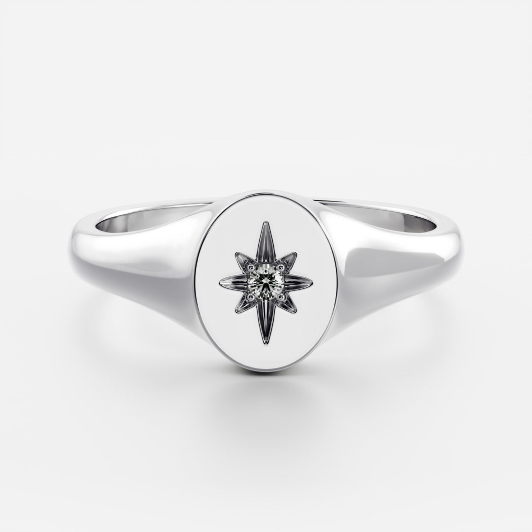 Signature Oval Signet Ring