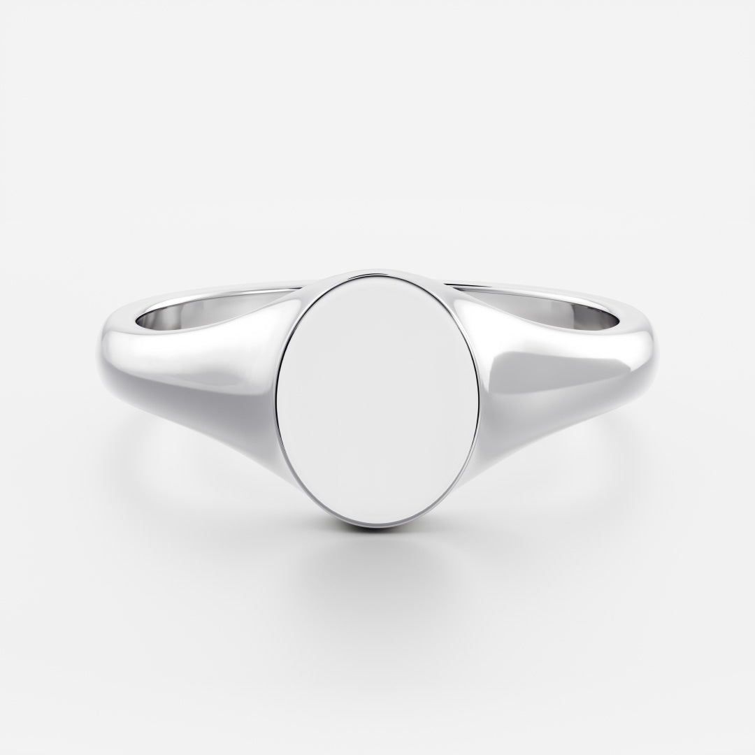 Signature Oval Signet Ring