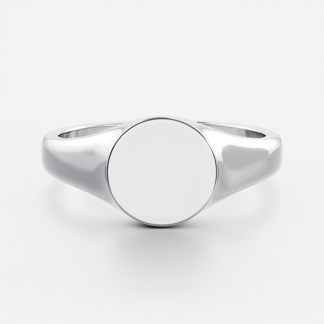 Signature Round Signet Ring