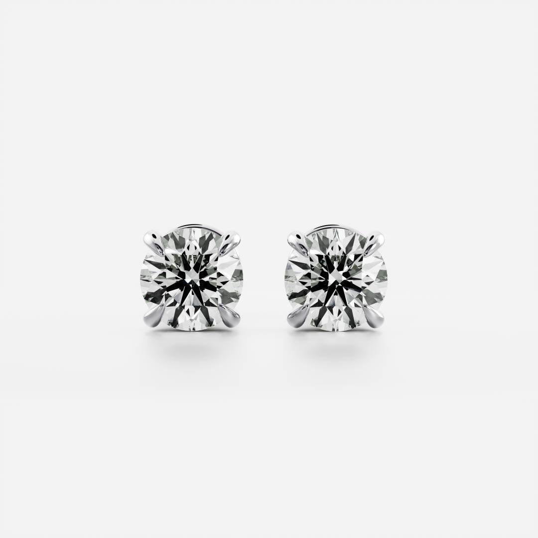 The Iris Earrings - Round Studs