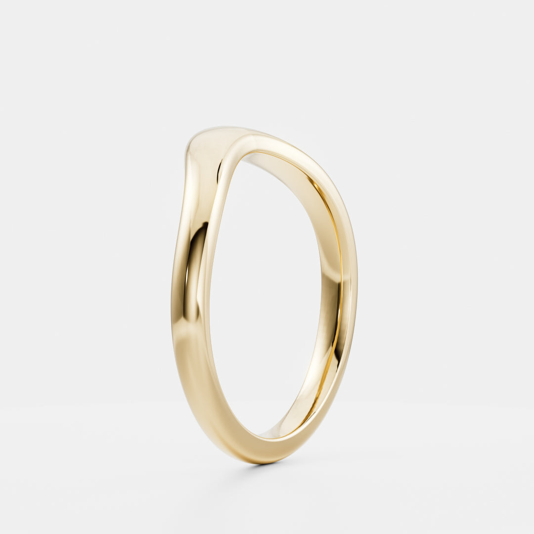 The Eve Ring - Curved Ceremonial Ring