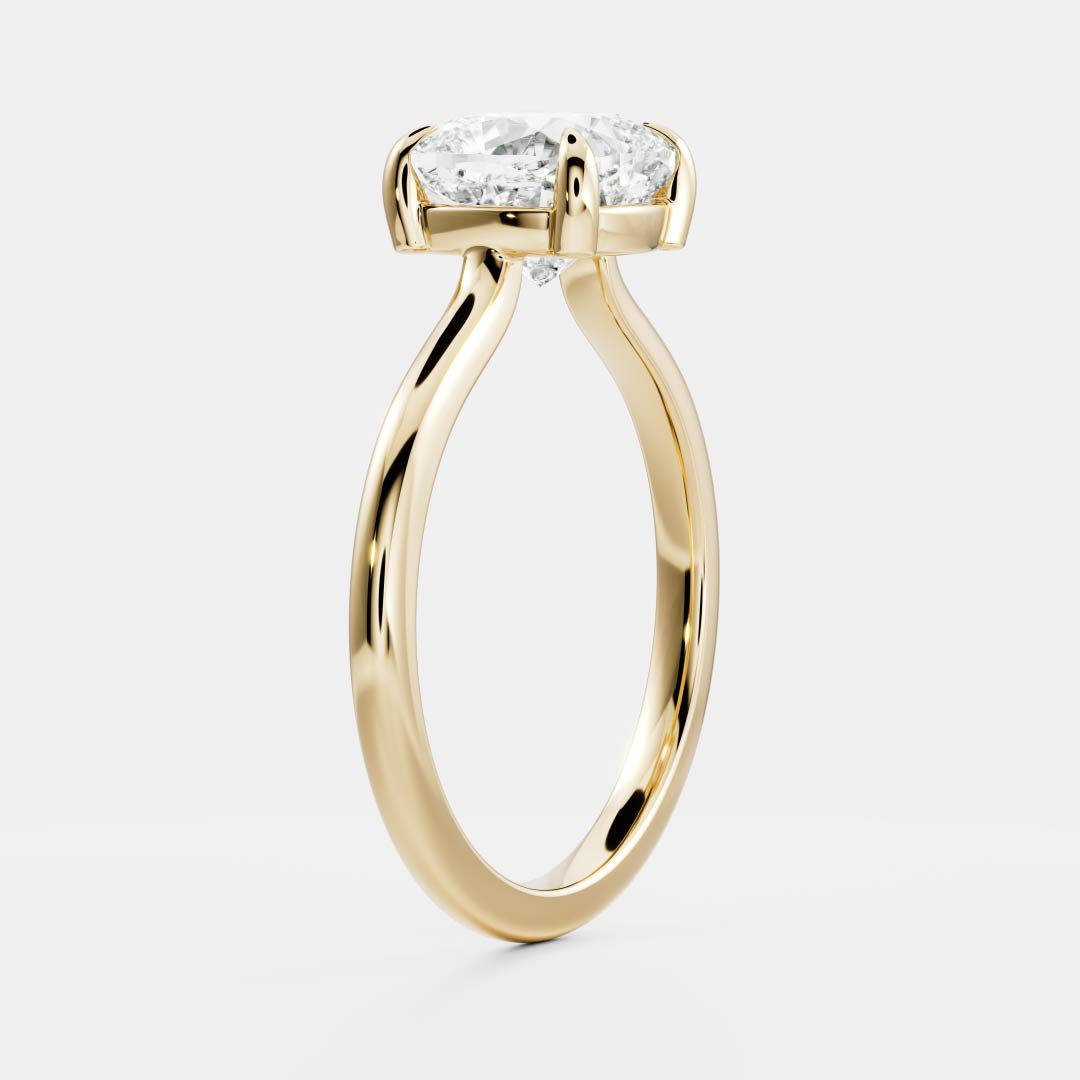 The Paloma Ring - Cushion Solitaire