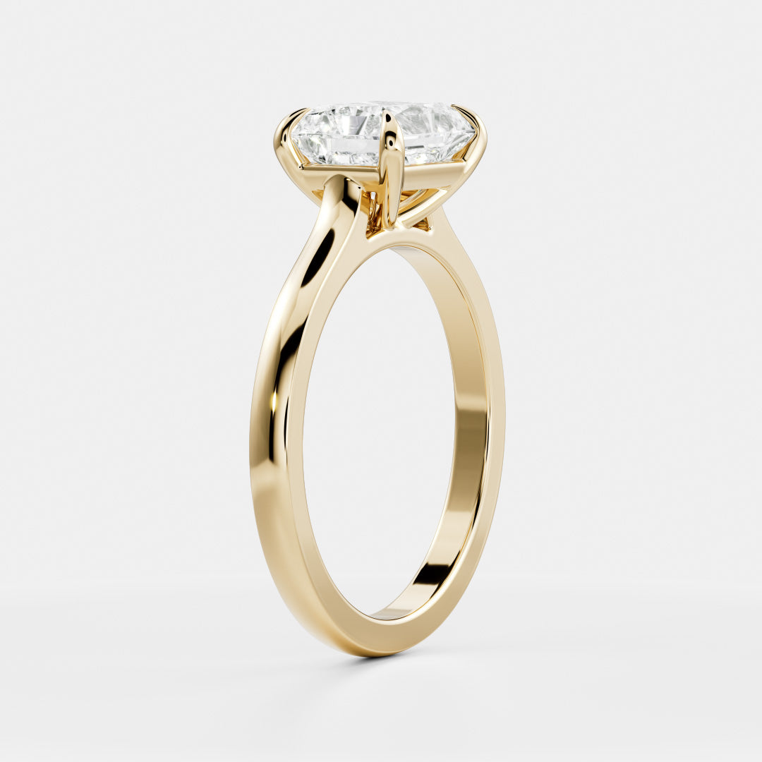The Vienna Ring -  East-West Radiant Cathedral Solitaire