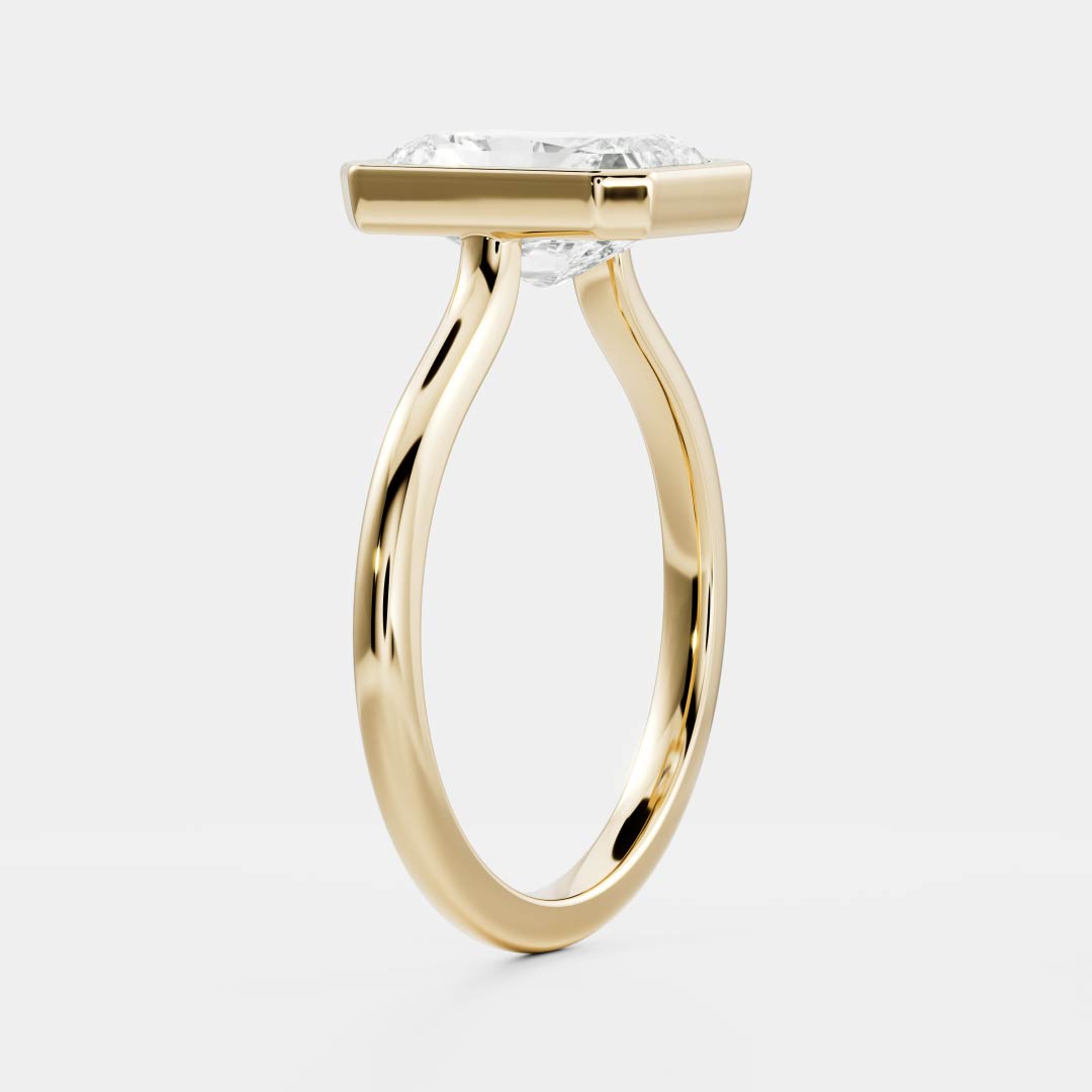 The Vienna Ring - Radiant Bezel Solitaire