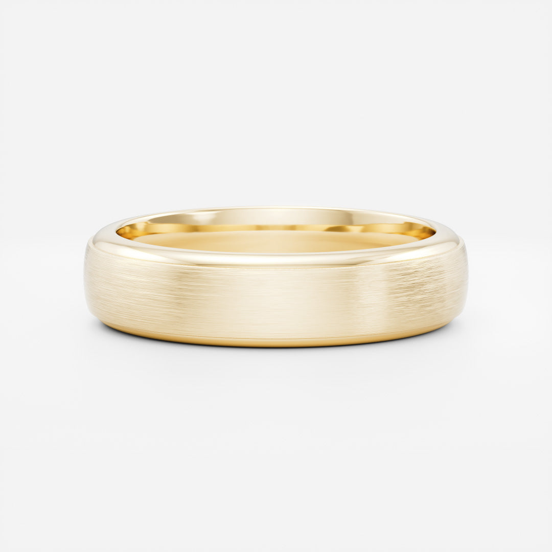 The Argo Ring - Brushed Step Edge Men's Ceremonial Band