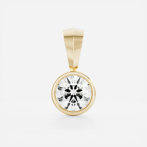 The Henley Round Bezel Pendant