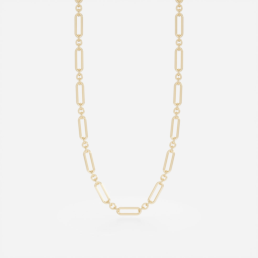 The Paperclip Figaro Chain - TMC Fine Jewellers