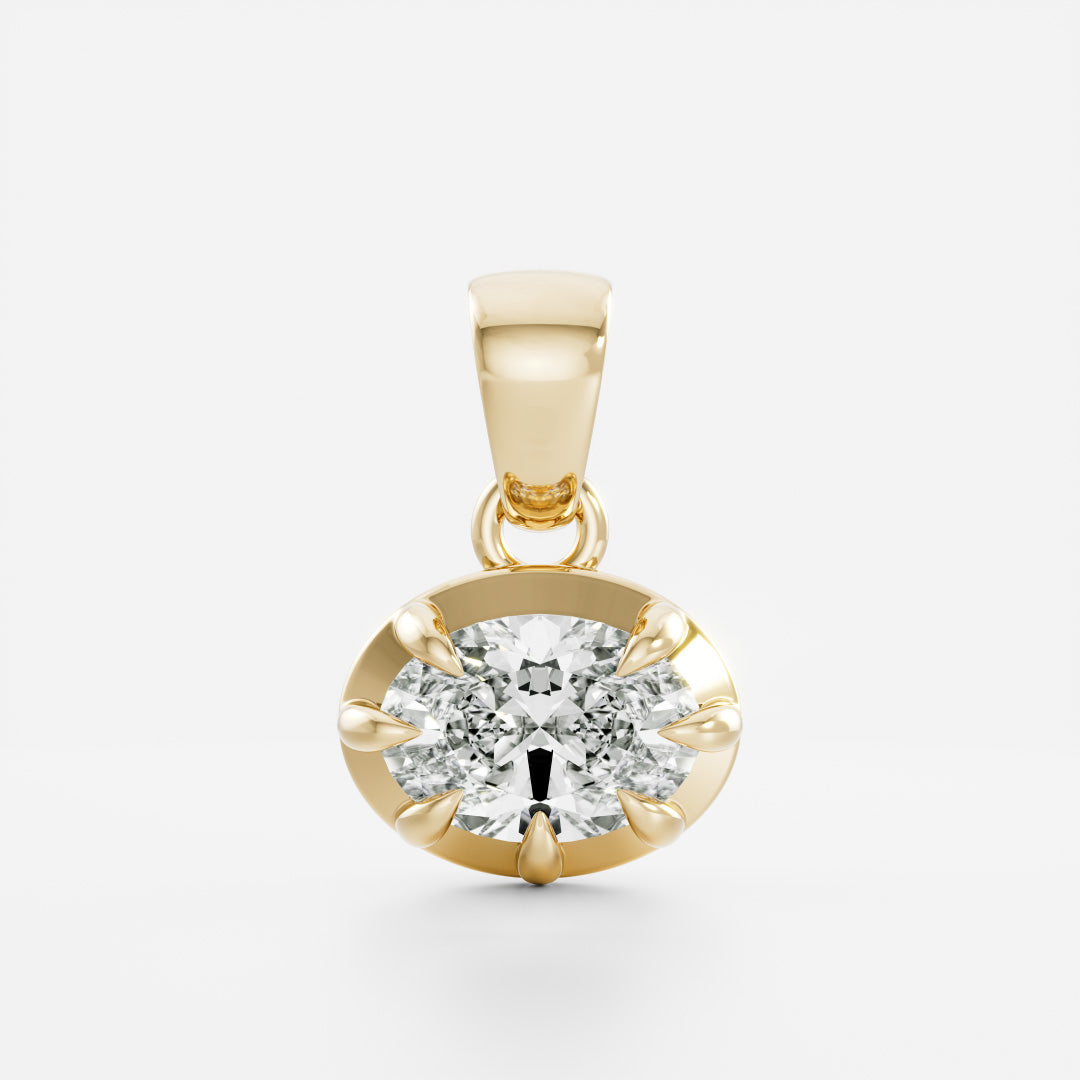 The Allegra Oval Pendant - TMC Fine Jewellers