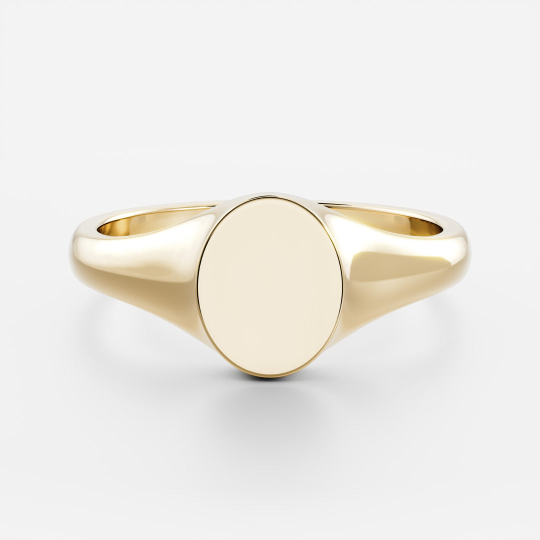 Signature Oval Signet Ring - TMC Fine Jewellers