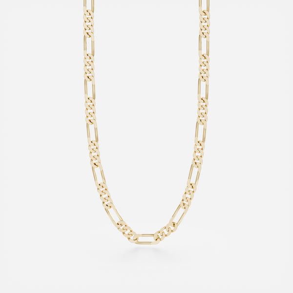 The Diamond Cut Figaro Chain