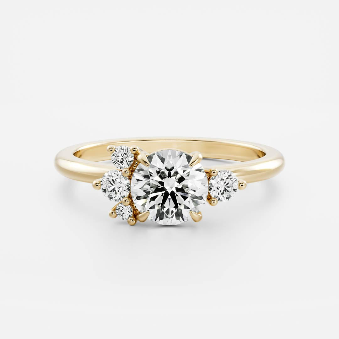 The Astraea Ring - Round Brilliant Cluster