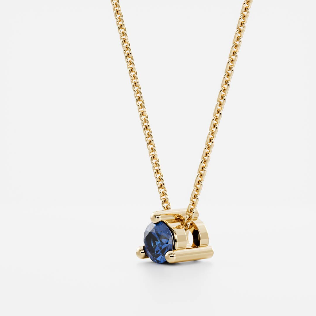 The Signature Round Cultured Sapphire Necklace